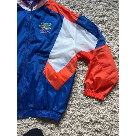 Vintage 90s Florida Gators Men’s XXL Starter Windbreaker Track Jacket Zip Up - Picture 13 of 14